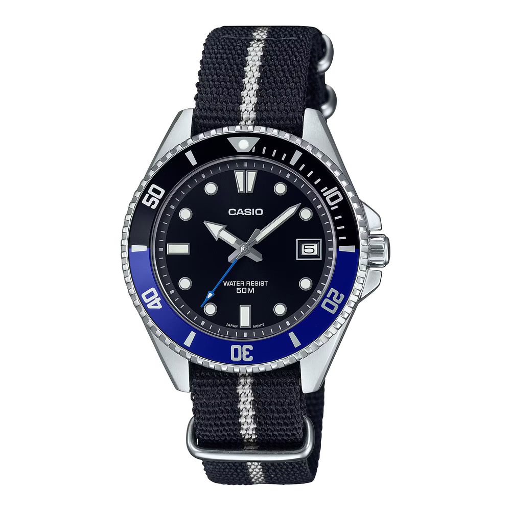 Casio Black Fabric Sports Watch