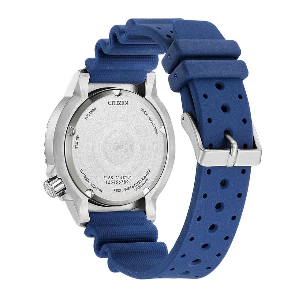 Citizen Blaue Sportuhr aus Gummi