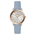 Furla Blaue Leder Armbanduhr