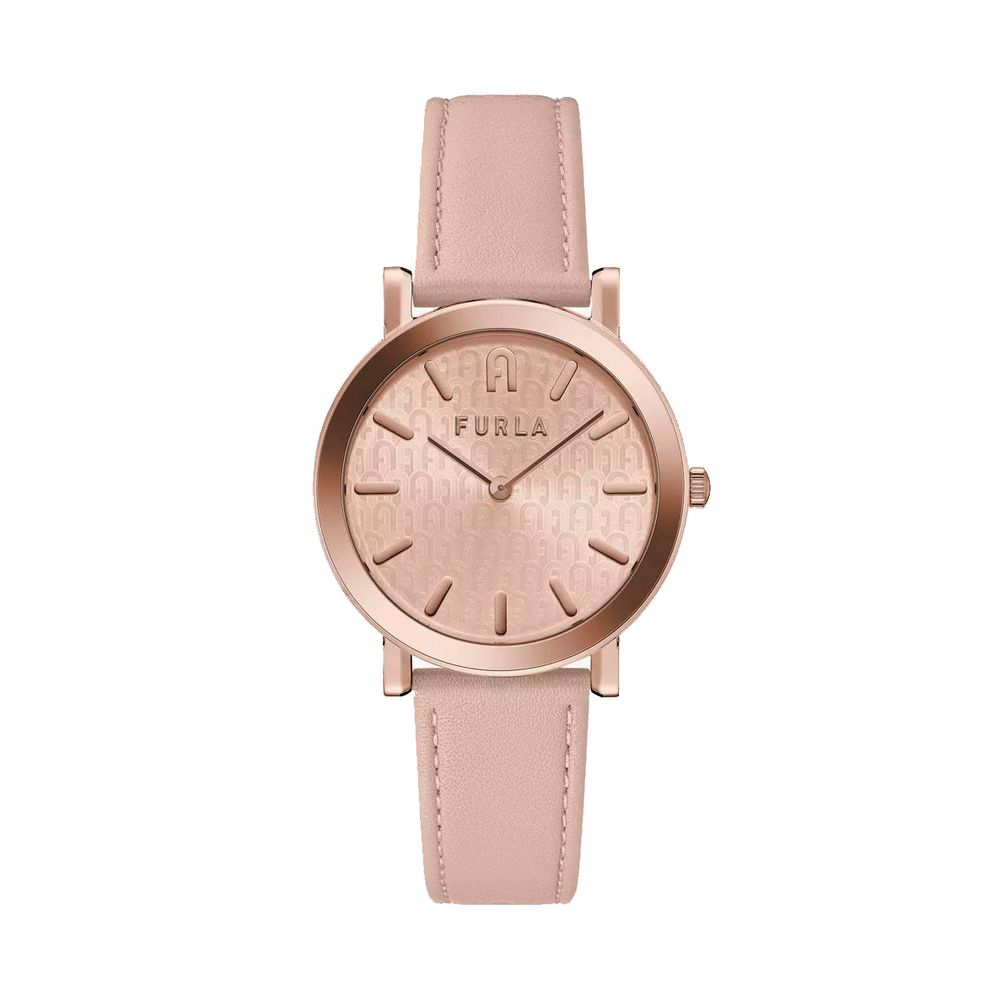 Furla Multicolor Leather Wristwatch