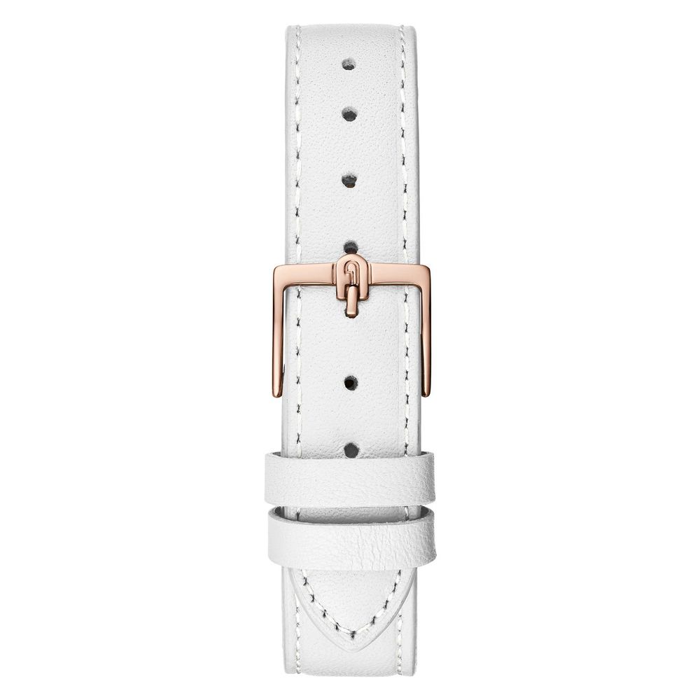 Furla Women's White Leather Dress Watch