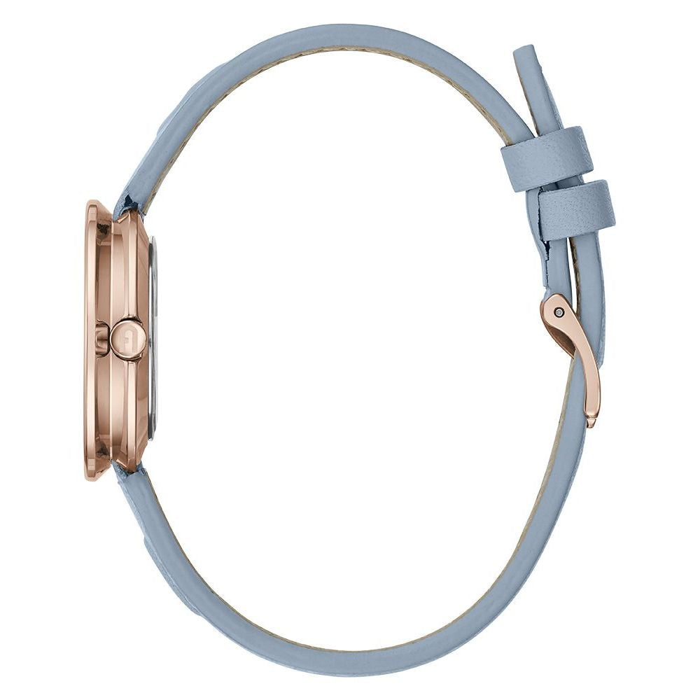 Furla Blaue Leder Armbanduhr