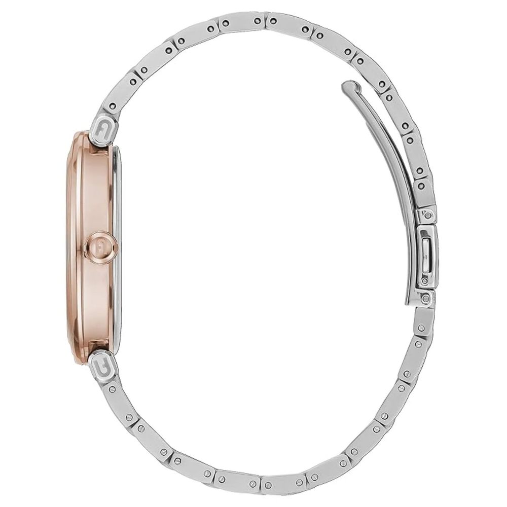 Furla Graue Edelstahl-Dresswatch