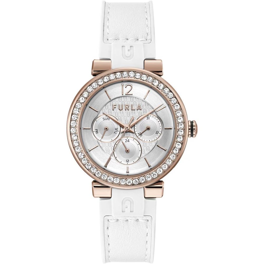 Furla White Synthetic Wristwatch