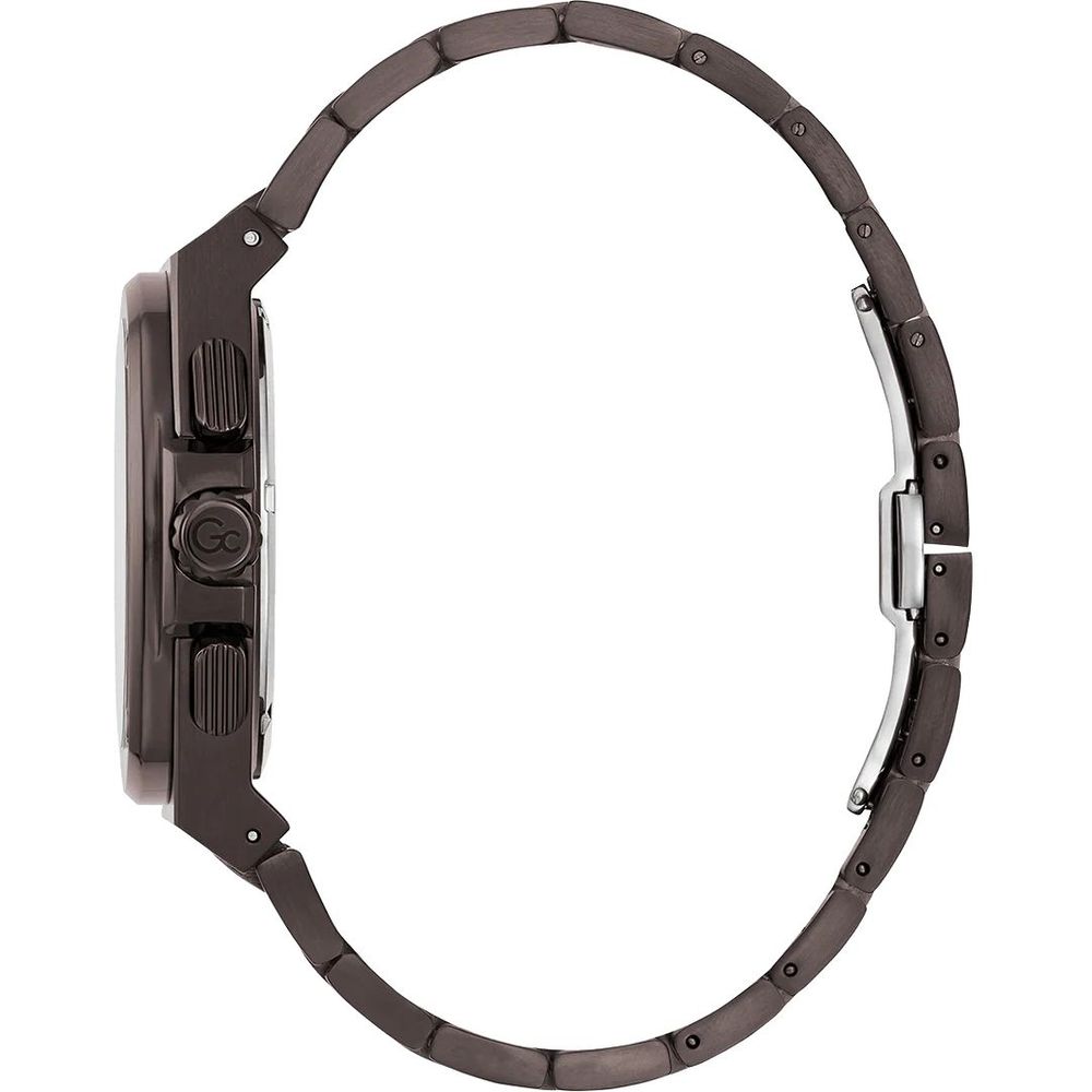 GC Elegante Edelstahl-Armbanduhr in Grau