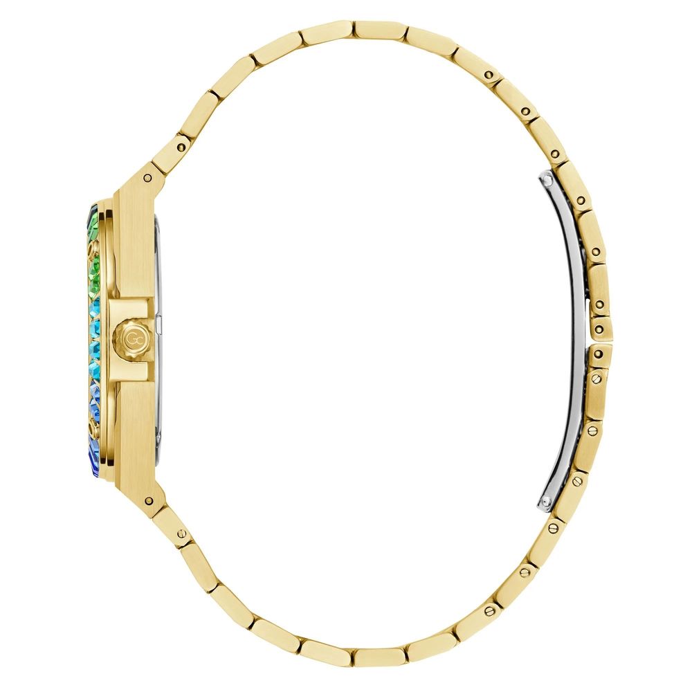 GC Goldene Edelstahl-Armbanduhr