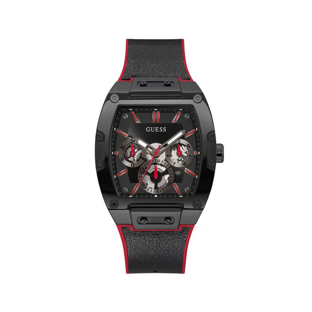 Guess Schwarze synthetische Sportuhr