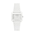 Guess Weiße synthetische Kleid-Uhr