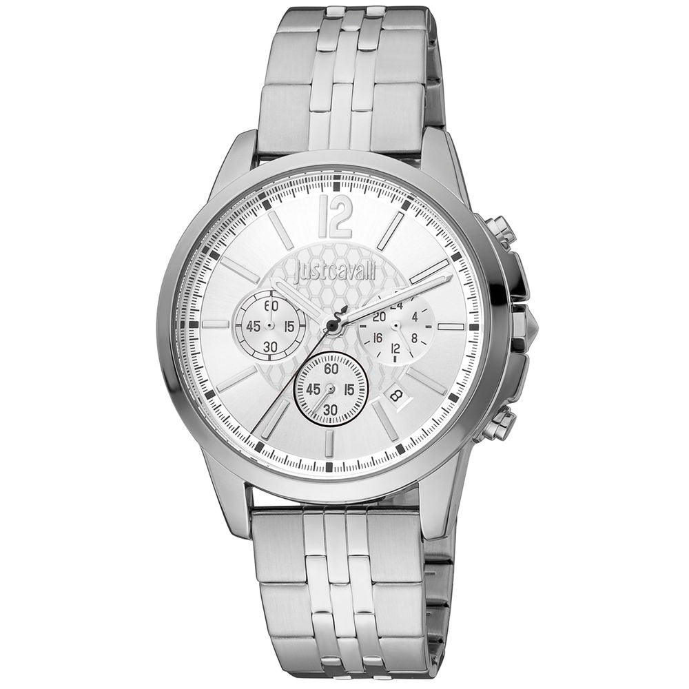 Just Cavalli Gray Stainless Steel Wristwatch