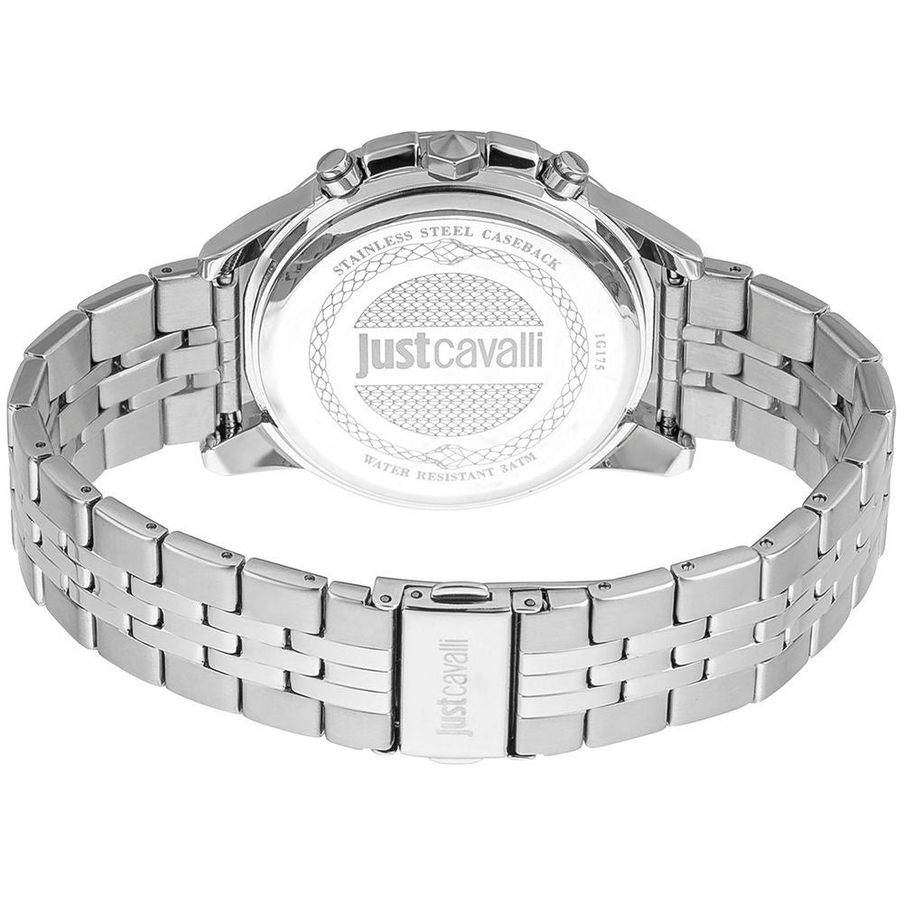 Just Cavalli Gray Stainless Steel Wristwatch