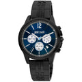 Just Cavalli Sportliche Edelstahl-Armbanduhr in Schwarz