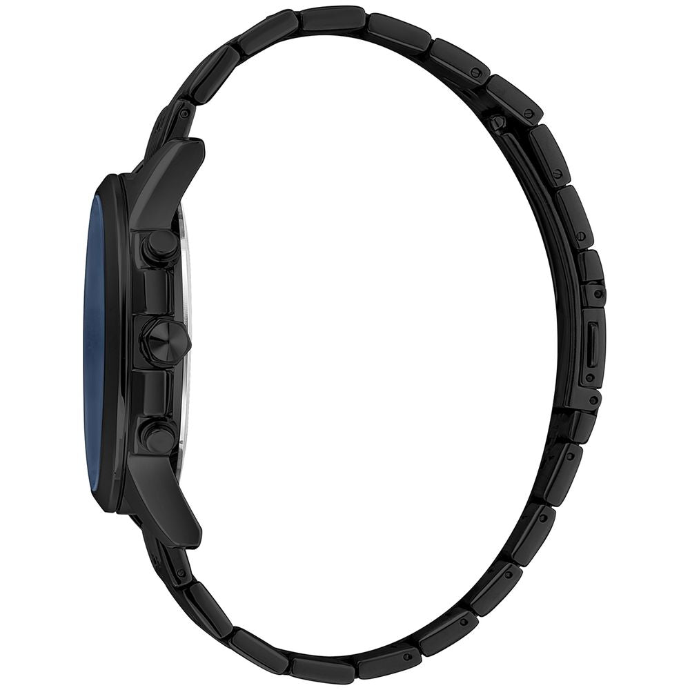 Just Cavalli Sportliche Edelstahl-Armbanduhr in Schwarz