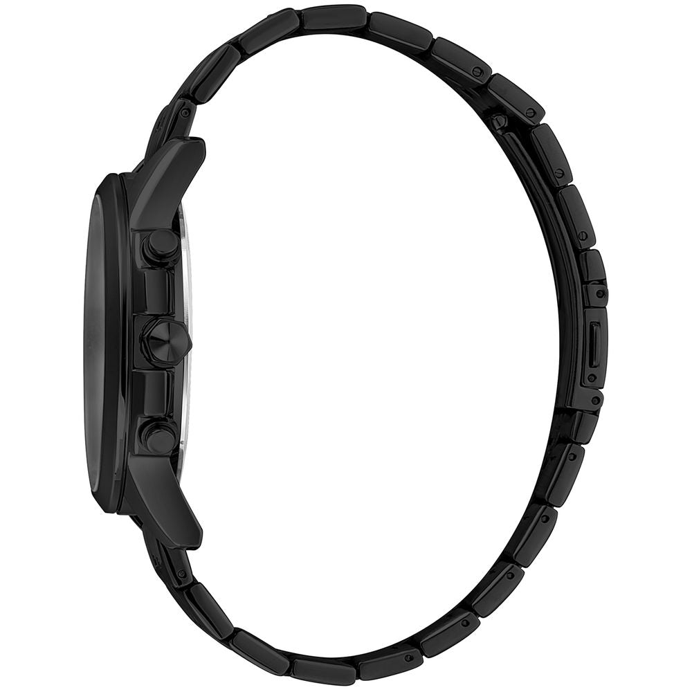 Just Cavalli Schwarze Edelstahl-Dress-Watch