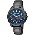 Just Cavalli Schwarze Edelstahl-Armbanduhr