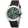 Just Cavalli Black Leather Dress Watch