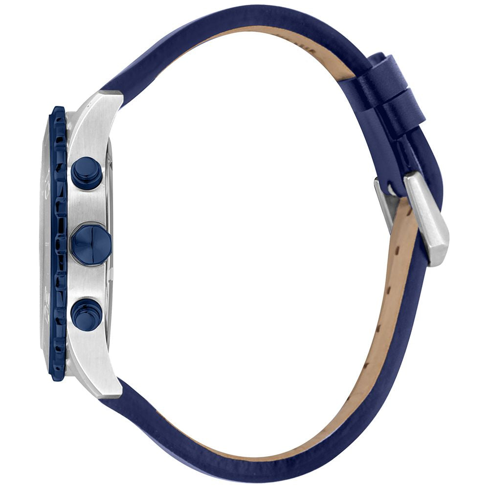 Just Cavalli Sporty Blue Leather Watch