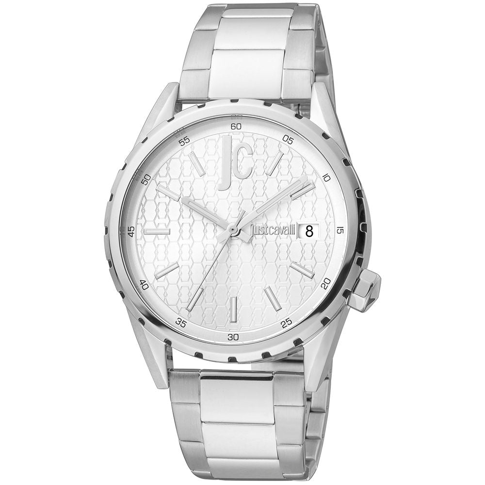 Just Cavalli Stainless Steel Wristwatch in Gray