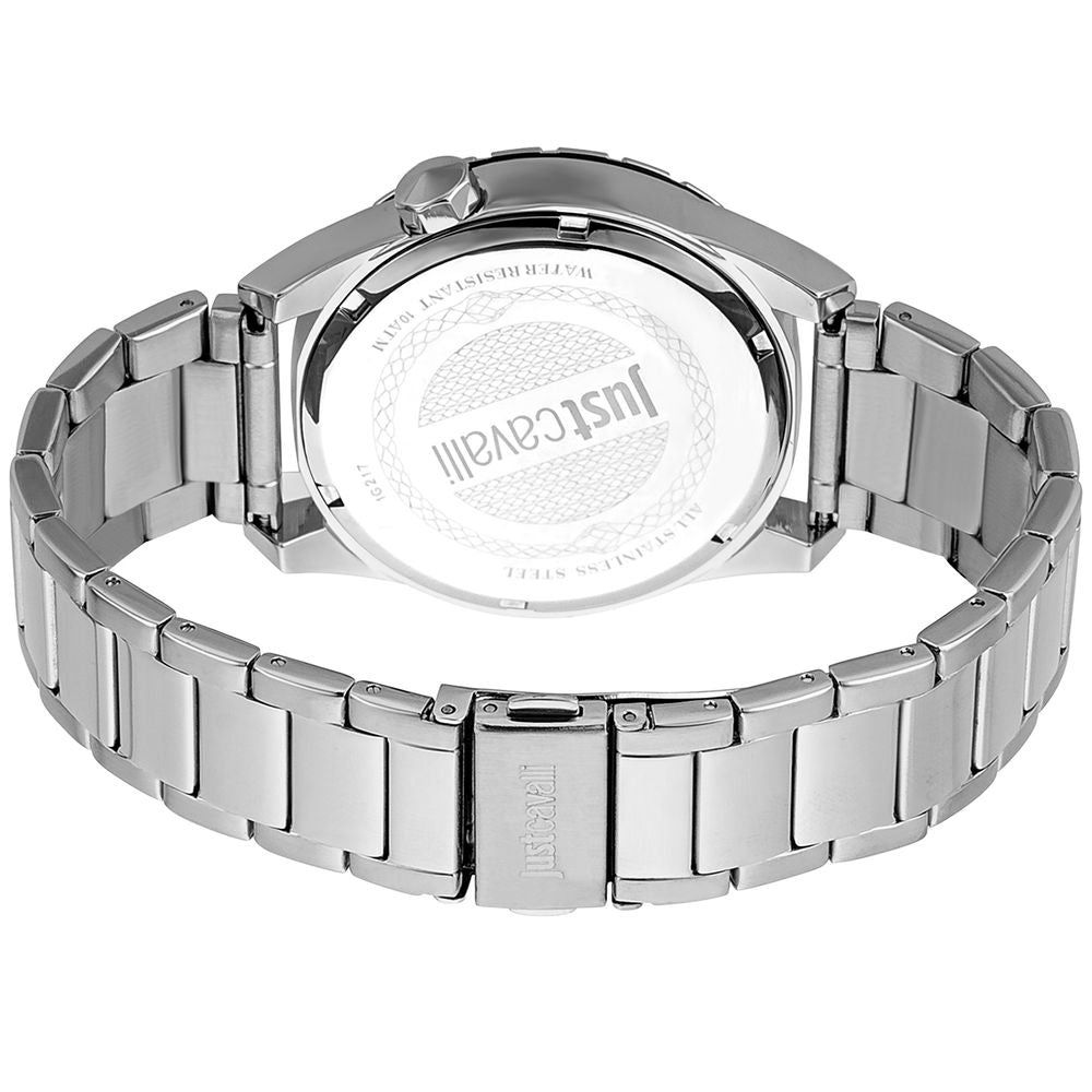 Just Cavalli Stainless Steel Wristwatch in Gray