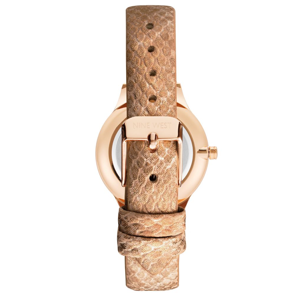 Nine West Multicolor Leder Armbanduhr