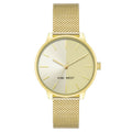 Nine West Armbanduhr aus Edelstahl in Gold