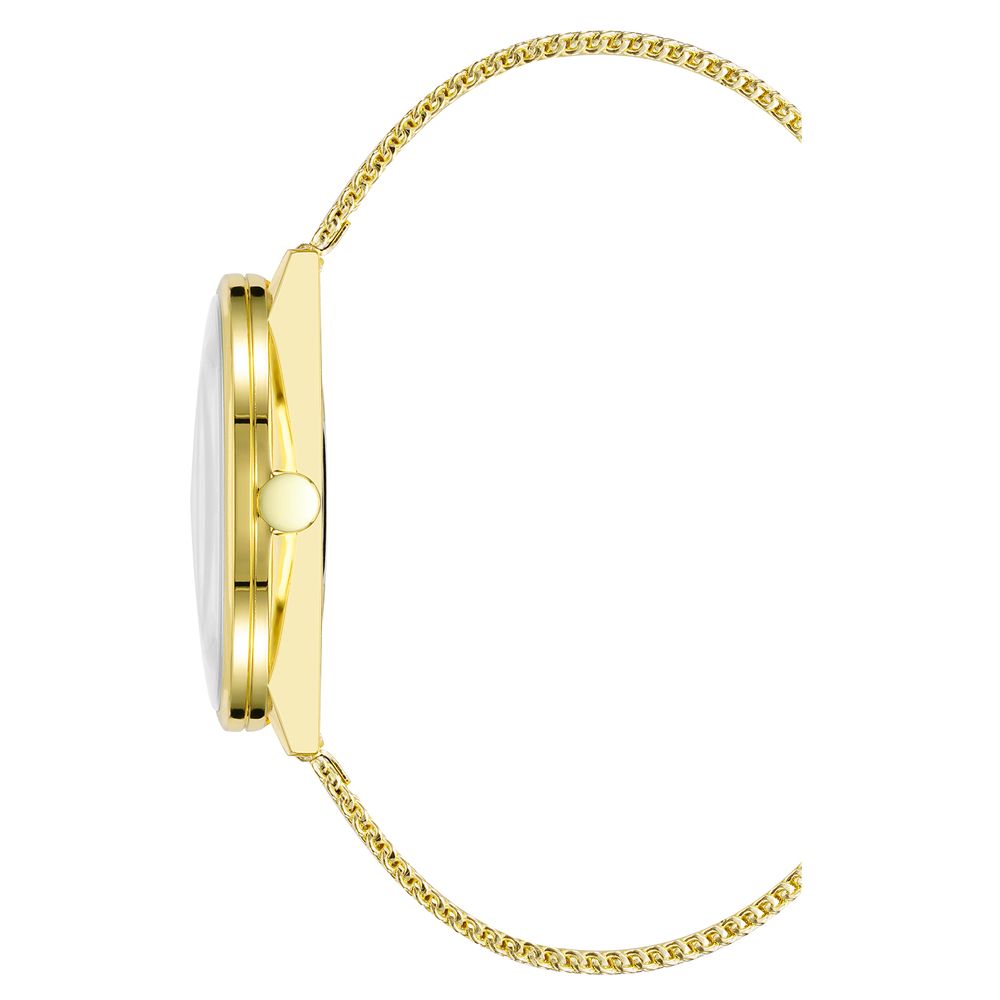 Nine West Armbanduhr aus Edelstahl in Gold