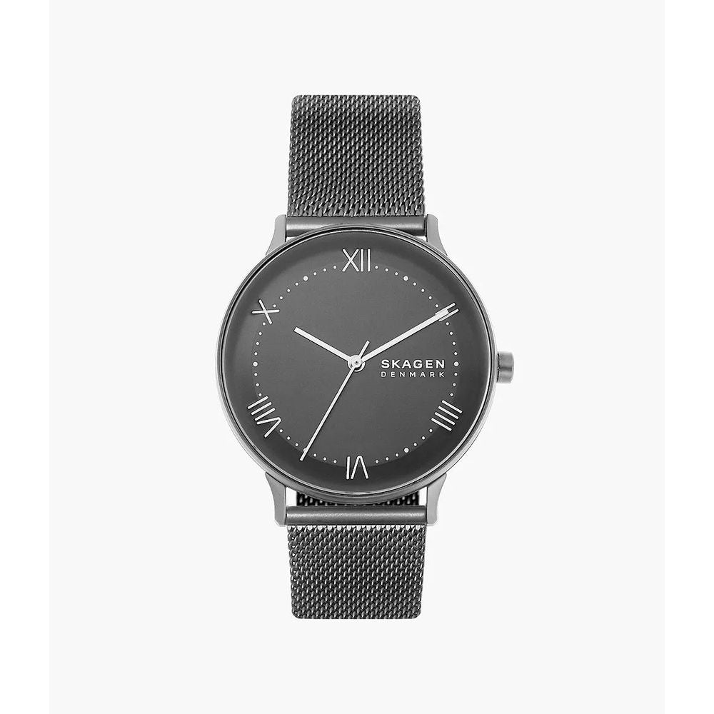 Skagen Elegante Edelstahl-Armbanduhr in Grau