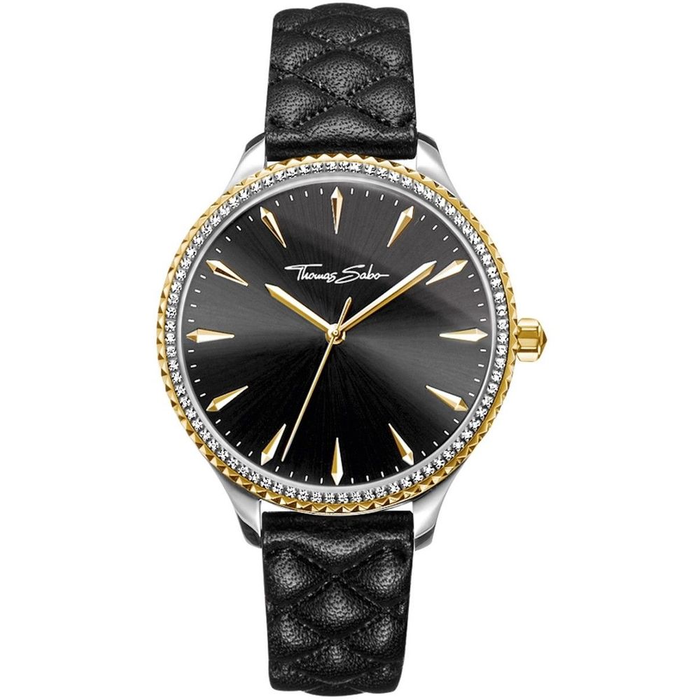 Thomas Sabo Black Leather Clothing Watch