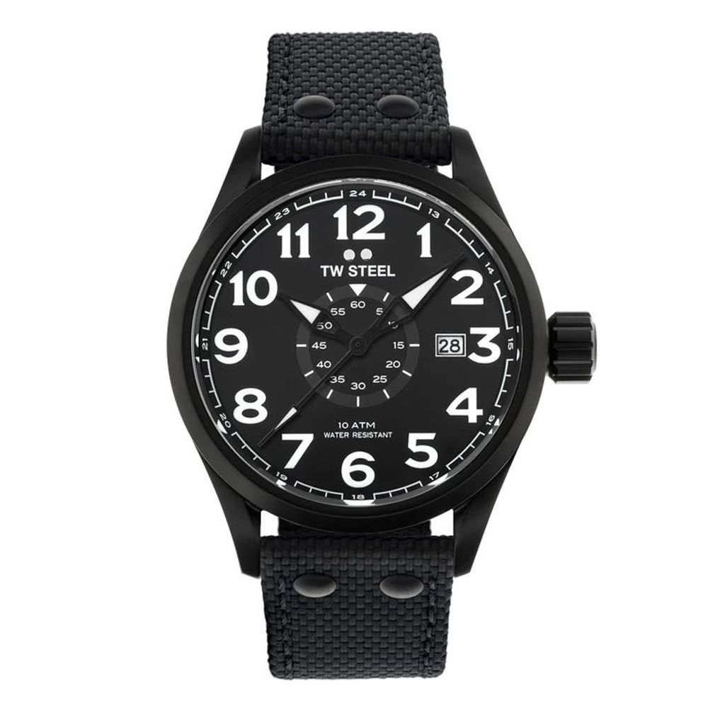 TW Steel Black Fabric Sports Watch