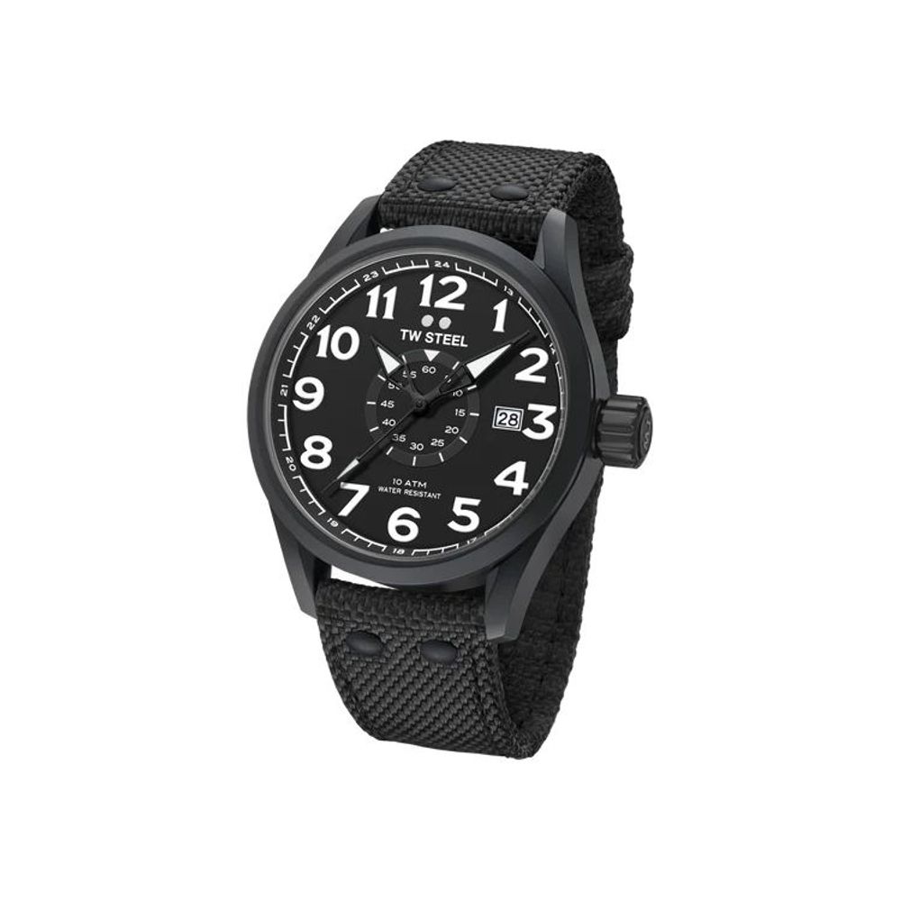 TW Steel Black Fabric Sports Watch