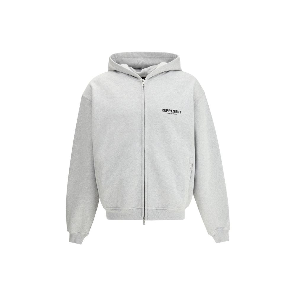 Represent Grey Cotton Sweatshirt