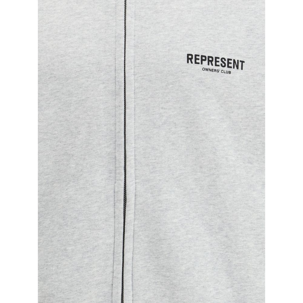 Represent Grey Cotton Sweatshirt