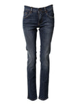 Men's Dolce & Gabbana Blue Stretch Cotton Skinny Fit Jeans