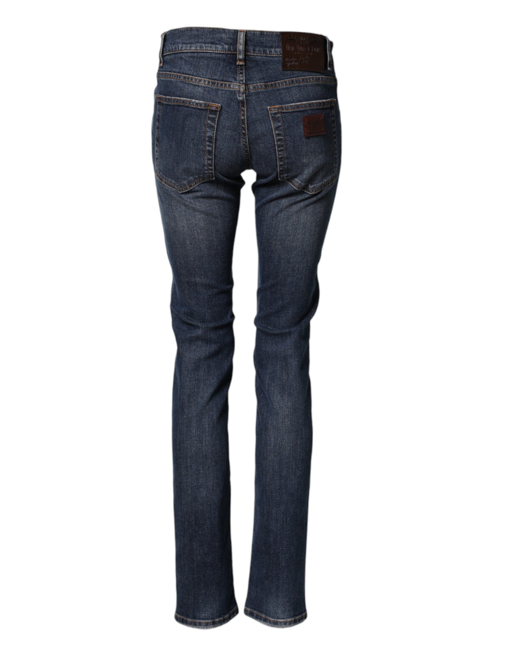 Men's Dolce & Gabbana Blue Stretch Cotton Skinny Fit Jeans