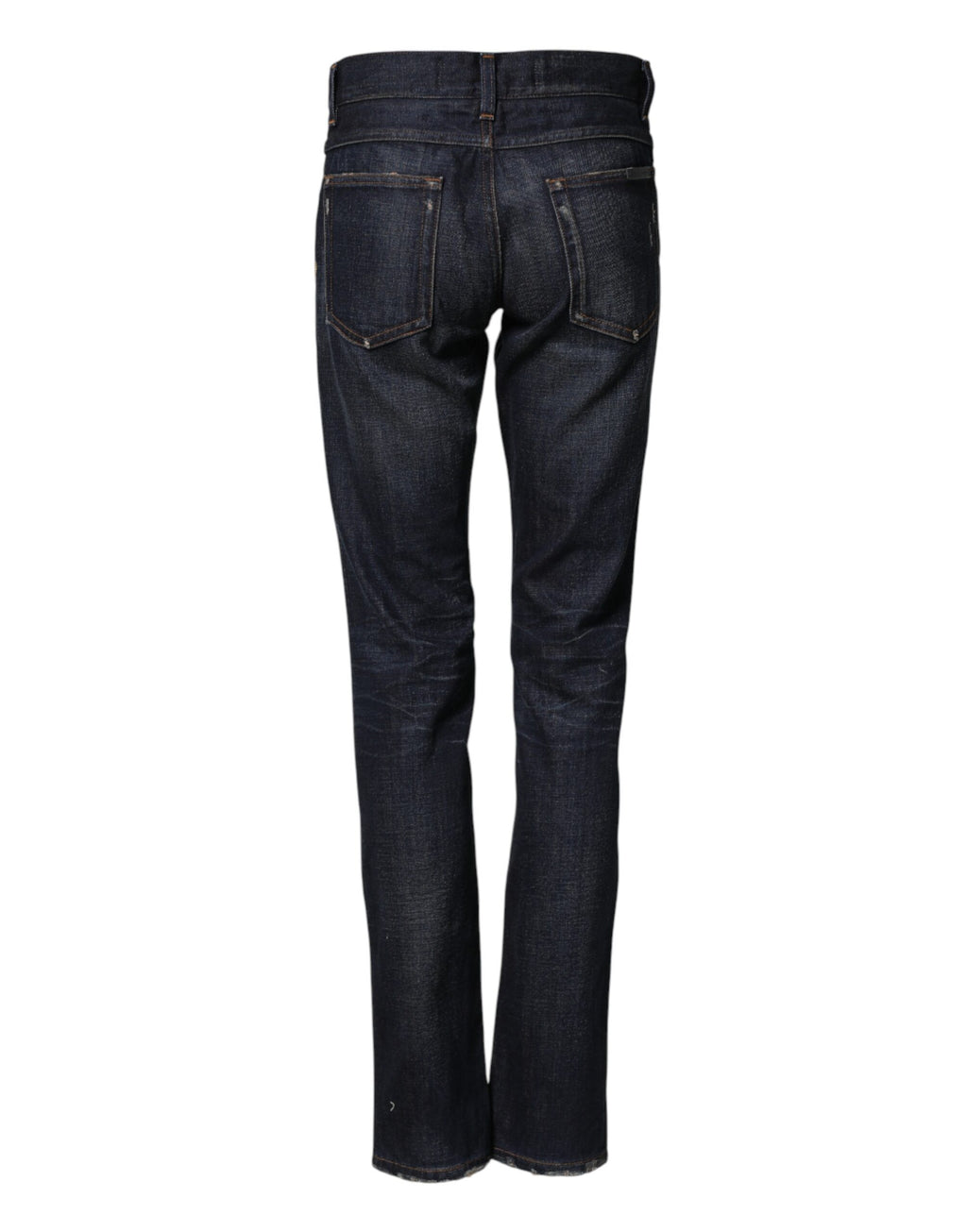 Dolce & Gabbana Dunkelblaue Skinny-Jeans mit goldener Uhr für Herren
