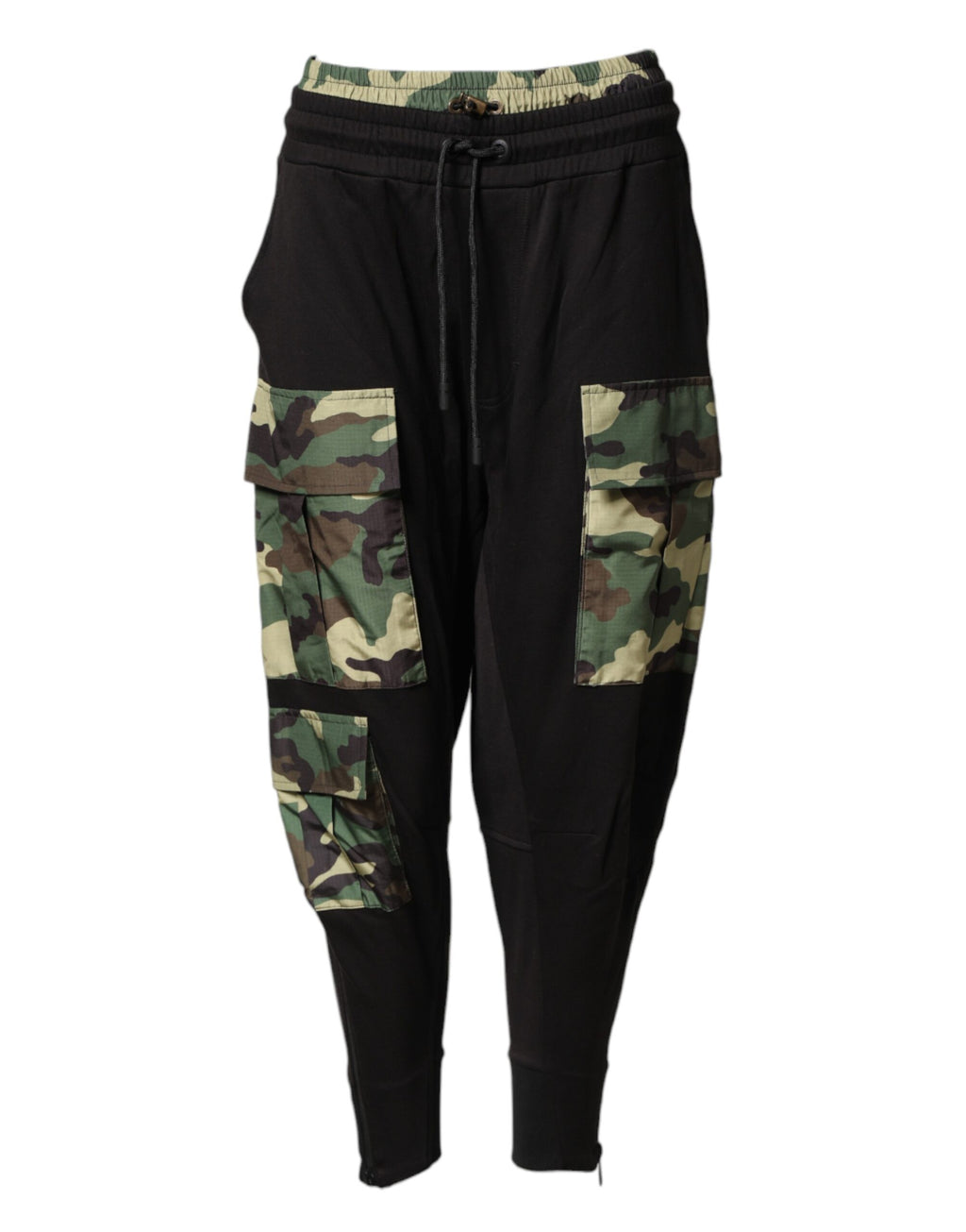 Dolce & Gabbana Multicolor Camouflage Cargo Jogger Men's Pants