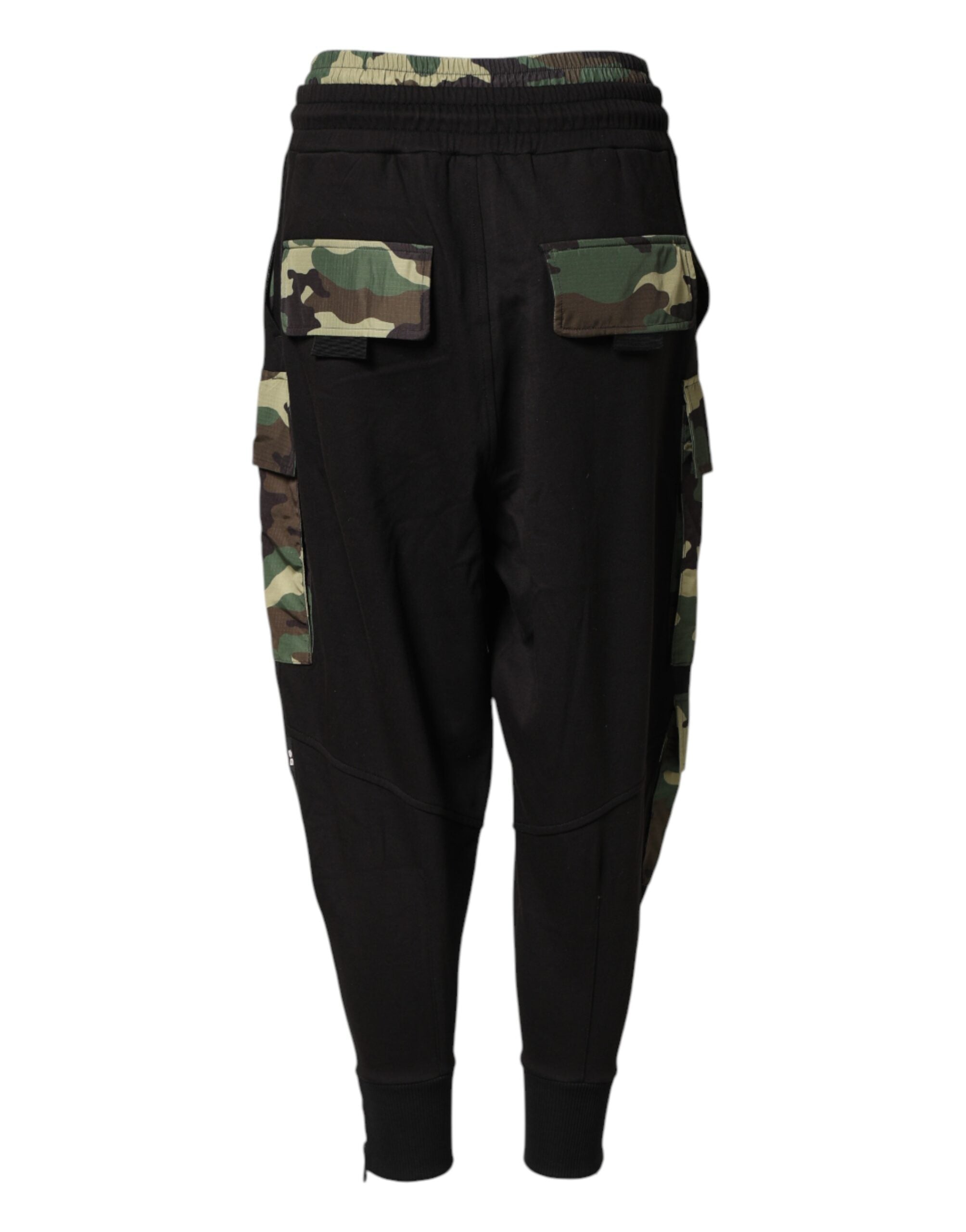 Dolce & Gabbana Multicolor Camouflage Cargo Jogger Men's Pants