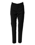 Dolce & Gabbana Men's Black Wool Suit Trousers