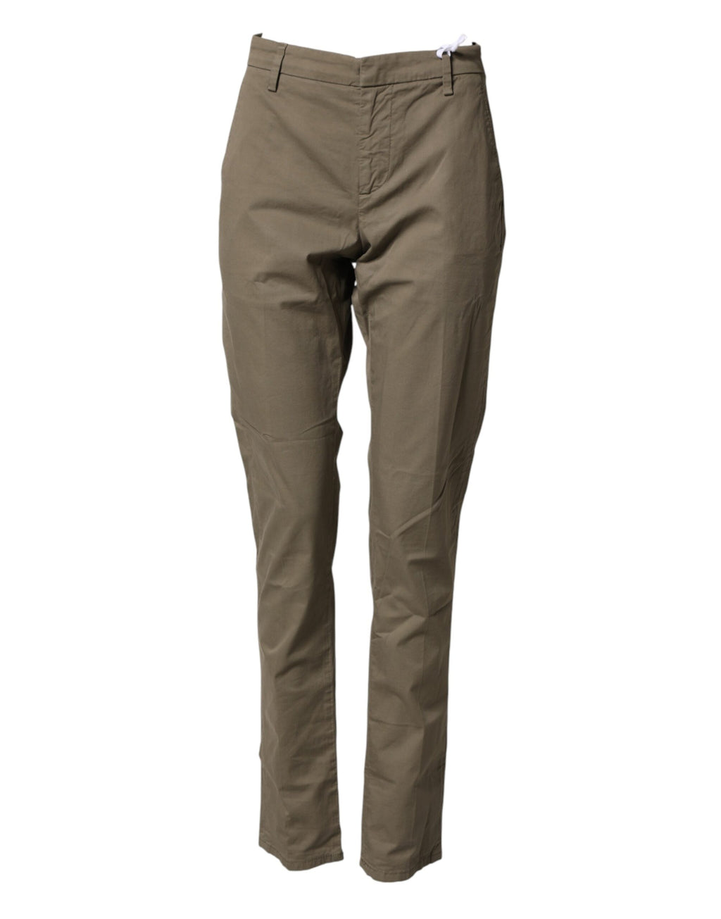 Dondup Beigefarbene Baumwoll-Stretch-Chino mit geradem Schnitt für Herren