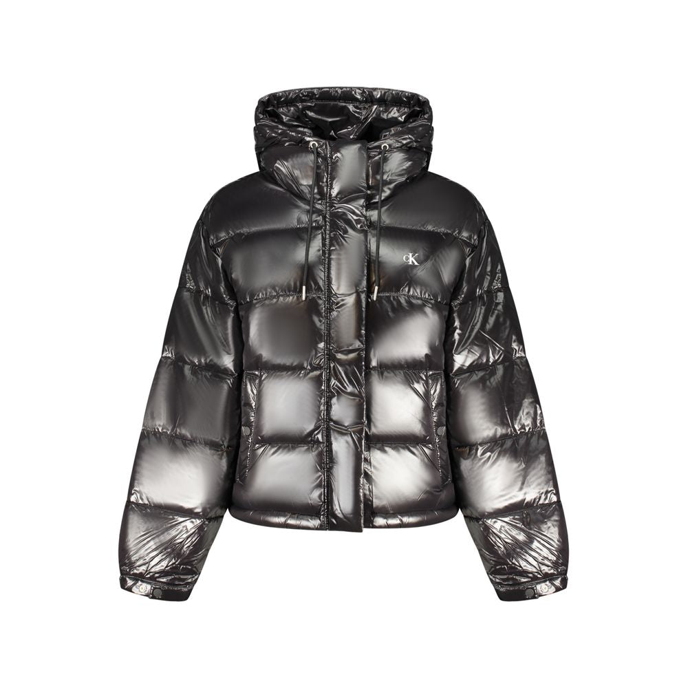 Calvin Klein Schwarze Damenjacke aus Polyester