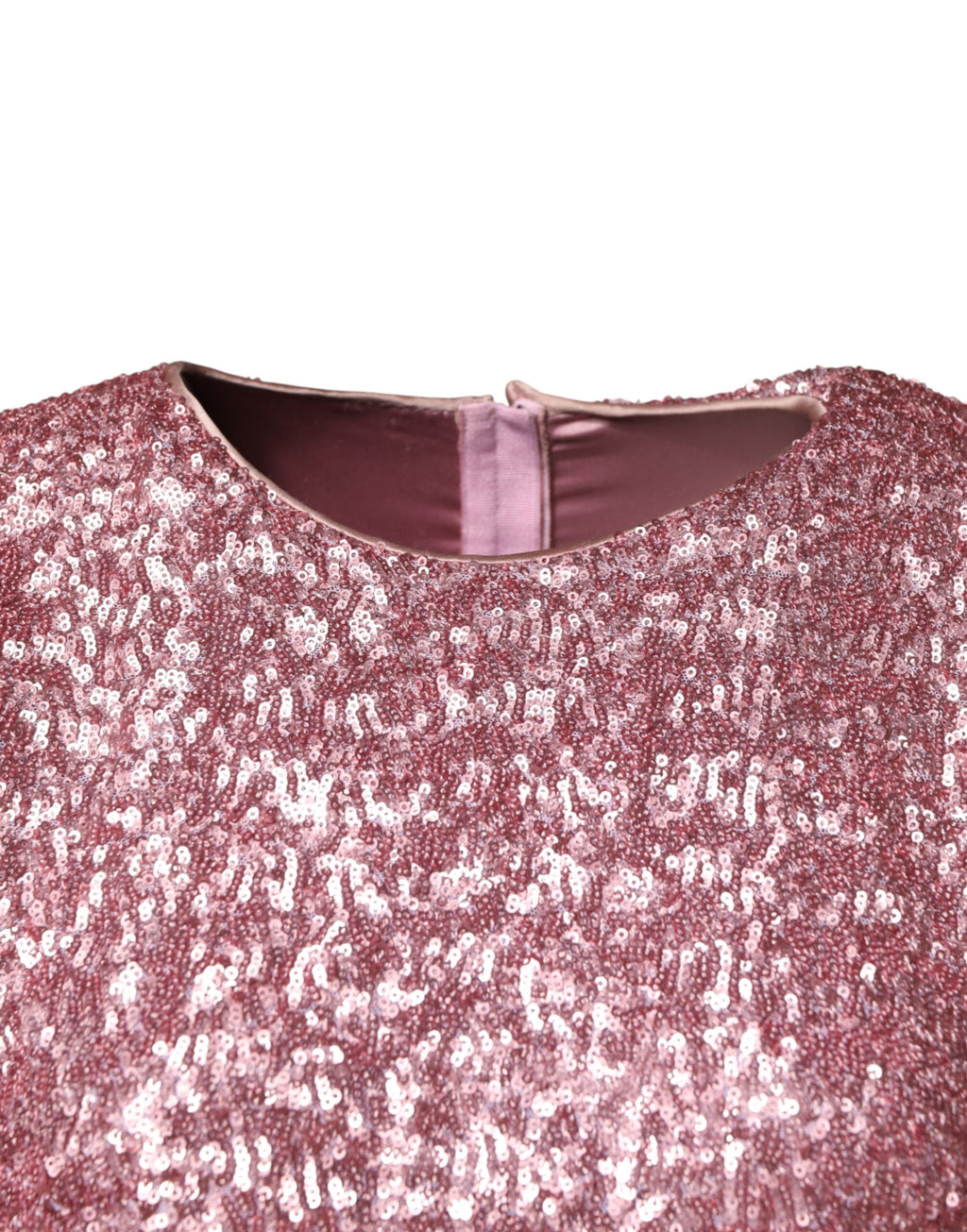 Dolce & Gabbana Pink Sequin Mermaid Evening Gown