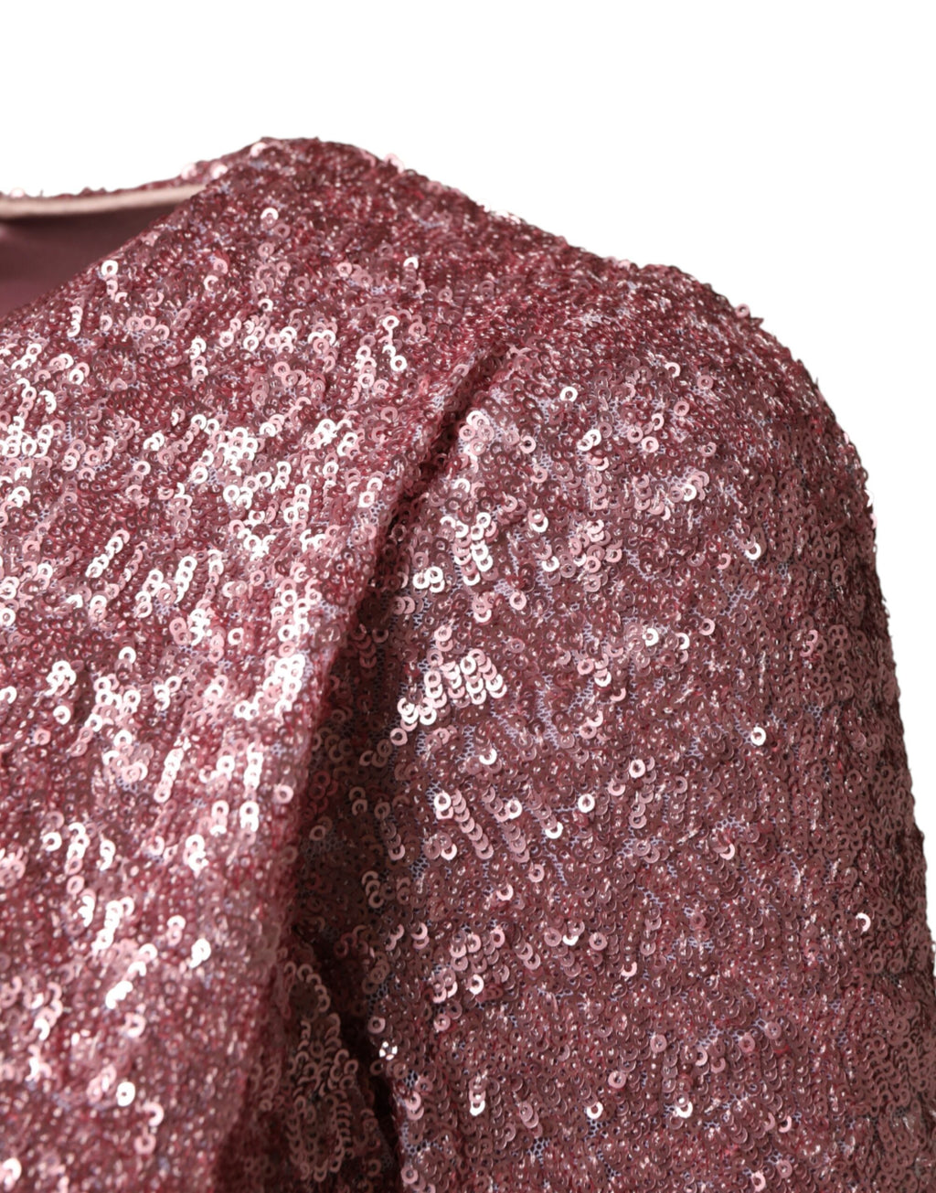 Dolce & Gabbana Pink Sequin Mermaid Evening Gown