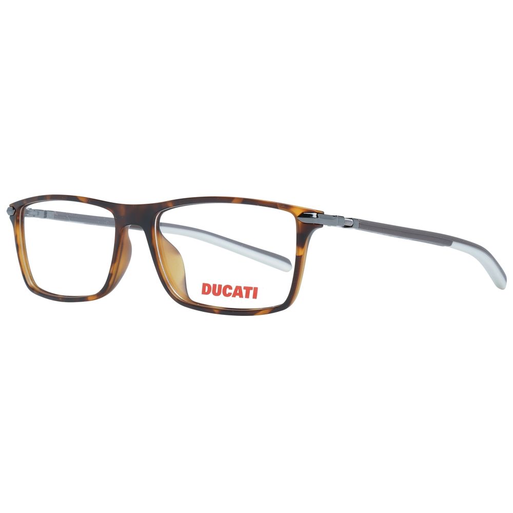 Ducati Brown Plastic Eyeglass Frames