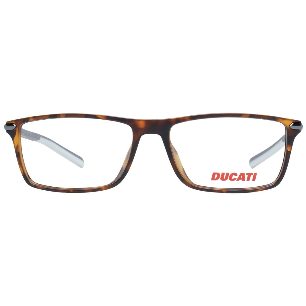 Ducati Brown Plastic Eyeglass Frames