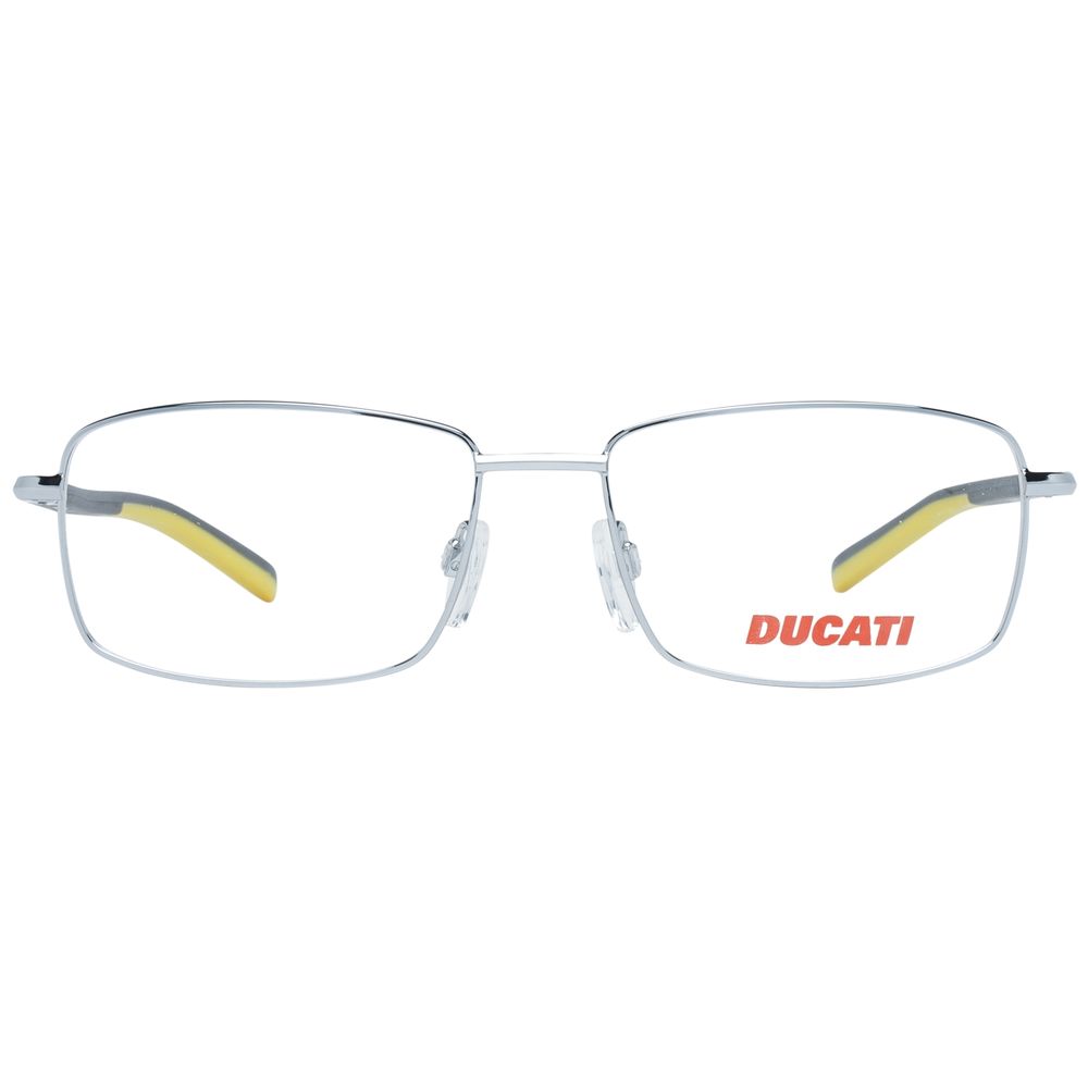 Ducati Grau-Metallische Brillenfassung