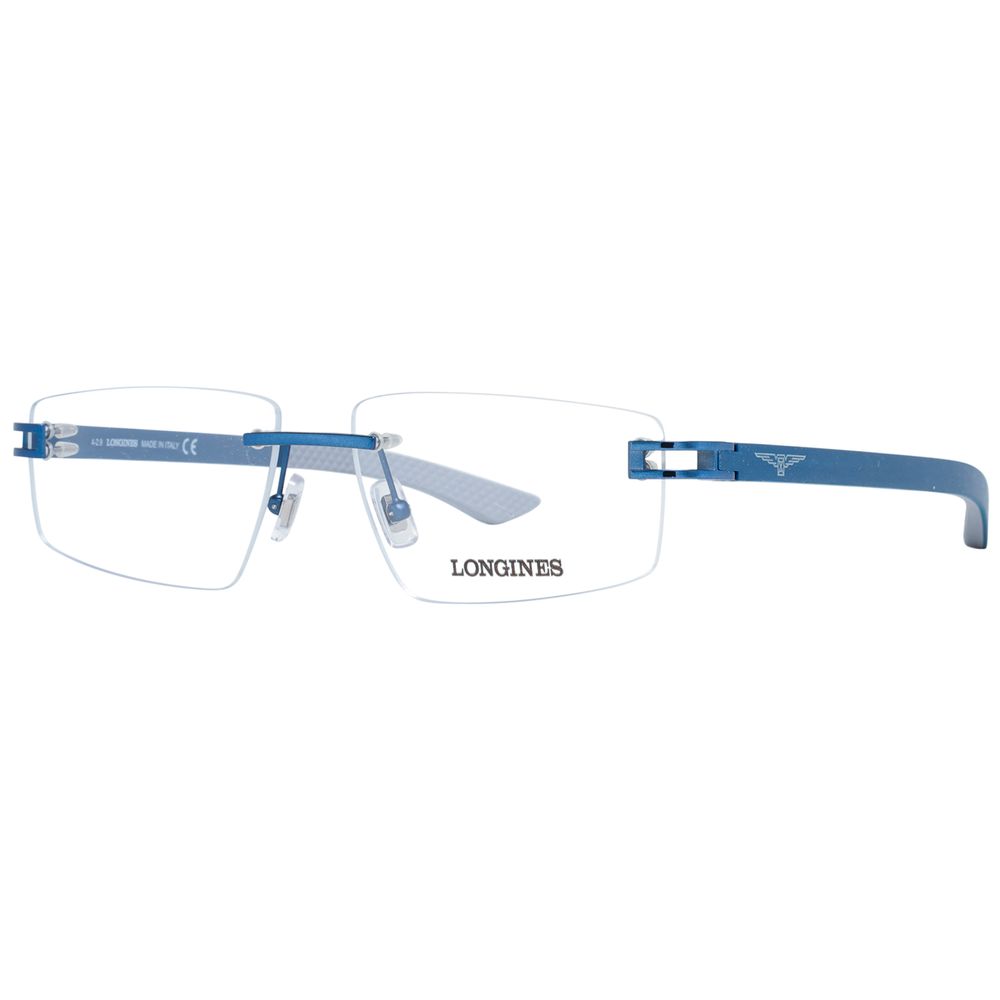 Longines Blaue Metall-Brille (Gestelle)