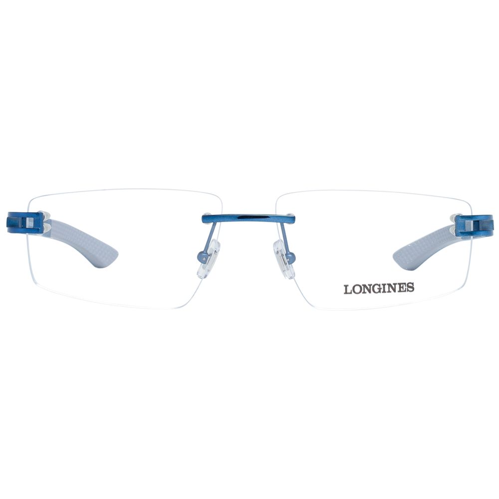 Longines Blaue Metall-Brille (Gestelle)
