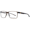 Porsche Design Braune Titan-Brillenfassung