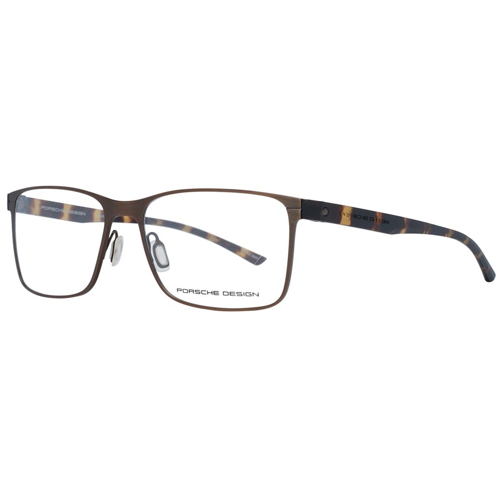 Porsche Design Braune Titan-Brillenfassung