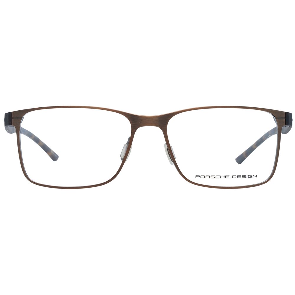 Porsche Design Braune Titan-Brillenfassung