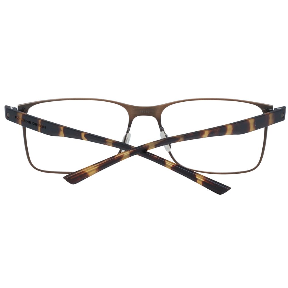 Porsche Design Braune Titan-Brillenfassung